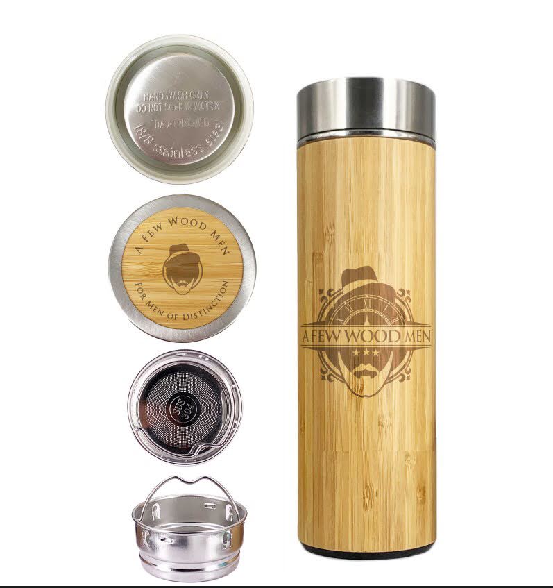 The LaBryant Bamboo Flask - A Few Wood Men 