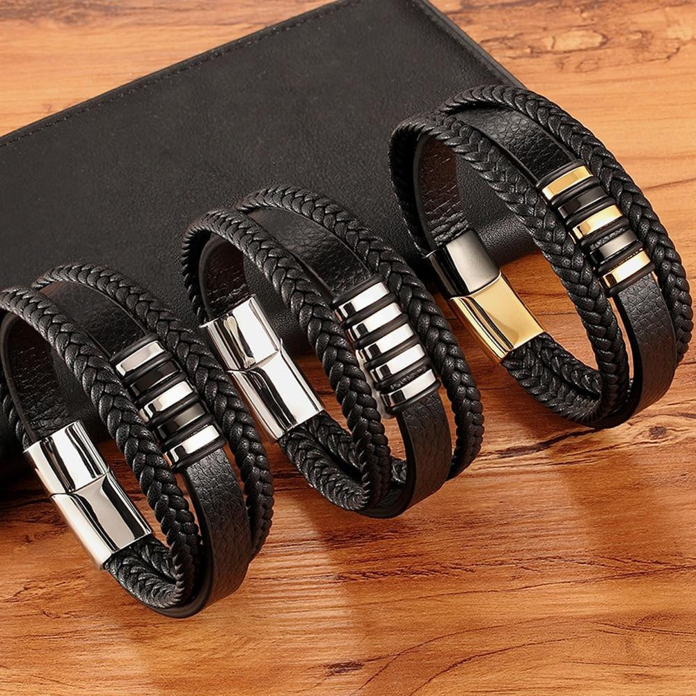 10 LV Collection for Men ideas  leather bracelet, mens leather bracelet,  bracelet collection